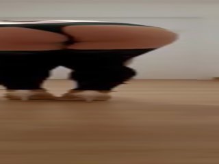 Crossdresser fucked by girl immediately following blowjob and anal toying