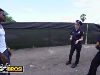 BANGBROS - Lucky Suspect Gets Tangled Up With Some exceptional attractive Female Cops