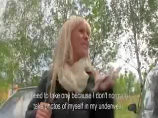 Sampurna melons blondie bombshell pulled and fucked nang the mobil for awis