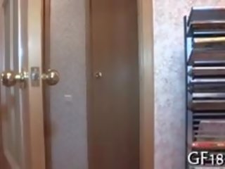Shortly після отримувати роздягнений по це bloke до її любитель