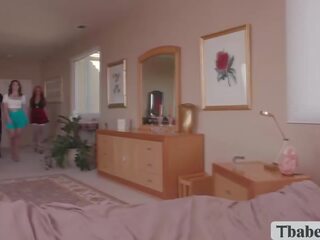 Tranny Ariel Demure analed while pussy licking in threesome