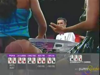 Puma Swede Play Games With Her Friends