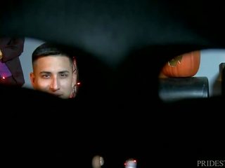 Awçy gets fucked by a mysterious masked man on hellowin