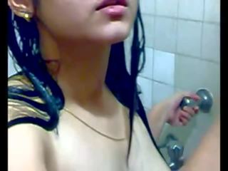 스마트 한 과 놀랄 만한 northindian 아줌마 selffilmed 과 exp