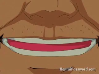 迷人 動漫 femme fatale 吸吮 一 大規模 董 在戶外