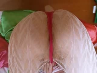 奶 女神 女儿 拉伸 她的 屁眼