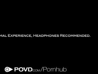 HD POVD - Holly Michaels fucked in the back of the car in pov