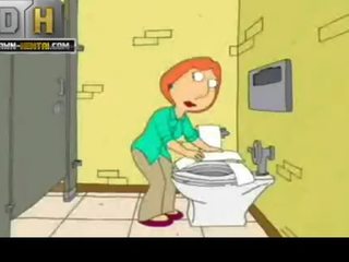 Family youngster adult clip WC fuck with Lois