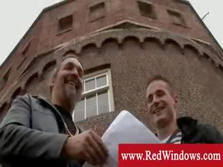 Lads soliciting Adam black hooker for dirty clip