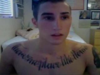 Beautiful Tattooed Hunk- Part2 on GayBoysCam.com