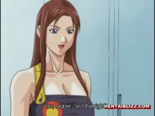 Bondage Hentai guy Coed Gets Rides His phallus By Busty Anime