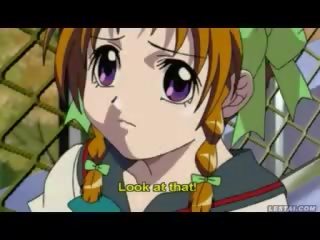 Lezbiýanka hentaý anime schoolgirls immediately afterwards class fun