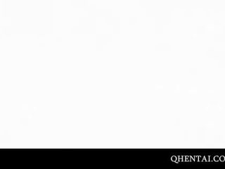Hentai brünett topelt perses sisse gangbang