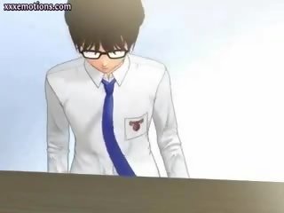 Teen Animated Maid Gives Blowjob