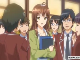 Ginger hentai bata babae makakakuha ng fucked magaspang