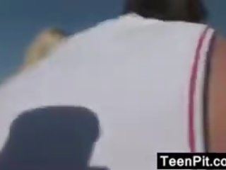 Teen Girls Showing Off