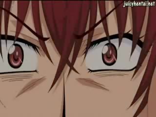 Grand dessin animé rousse bénéficie une graisseux manhood