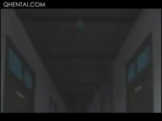 벌거 벗은 금발의 헨타이 temptress 고양이 두드리고 개의 스타일