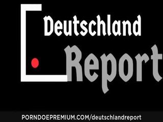 Deutschland 报告 - 丰满的 德语 业余 得到 采摘的 向上 为 一 脏 x 额定 电影 reportage
