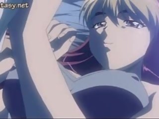Blonde Anime Nympho Takes Huge member