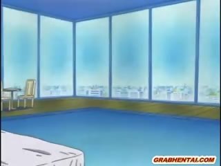 Roped Hentai Gangbanged And Filmed By Her Boss