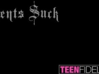 TEENFIDELITY strumpet Runs Away To Fuck Older Man