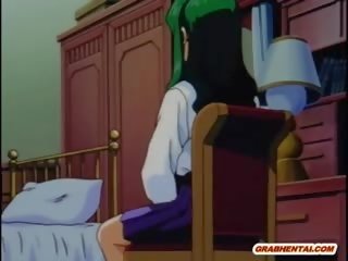 Coed Japanese Anime enchantress Hard Poking By Pervert