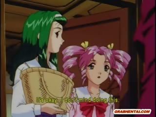 Coed japonská anime enchantress těžký poking podle zvrhlík